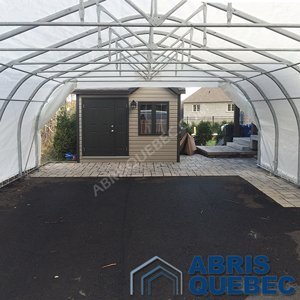 Abri PVI Harnois | Abri double 18' ou 20' de large