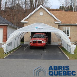 Abri XL Harnois | Abri double 18' ou 20' de large