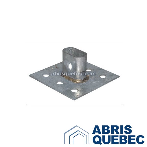 Ancrage industriel pour abri d'auto | Sous-patte industriel