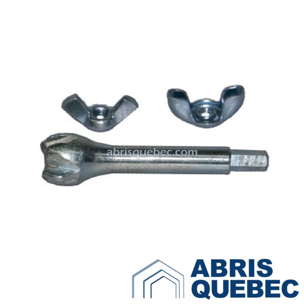 Tournevis pour papillon d'abri d'auto
