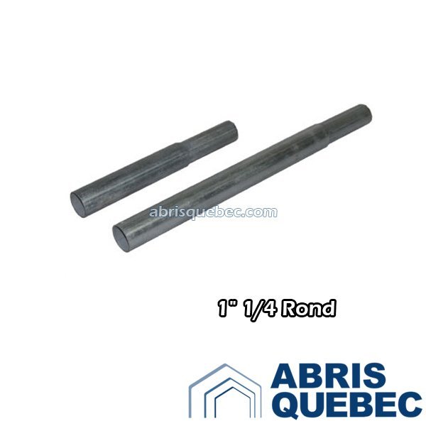Extension abri d'auto | Rond 1 pouce et quart | 1 1/4
