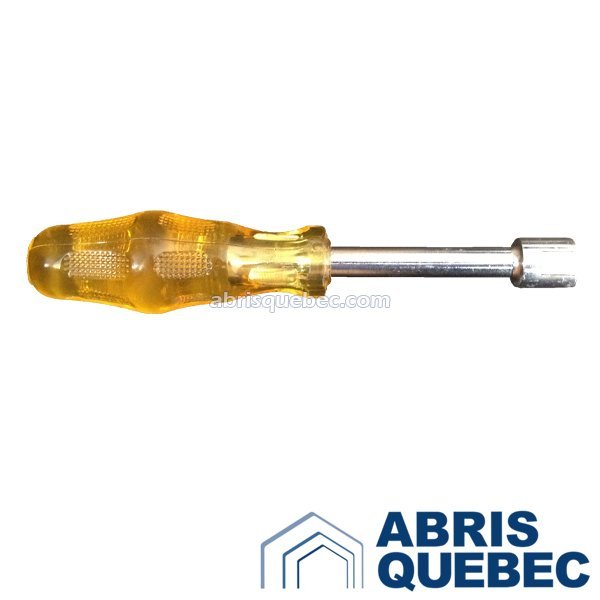 Tournevis pour papillon d'abri d'auto
