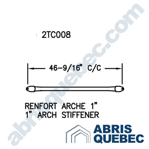 Pièce pour abri auto : 2TC008