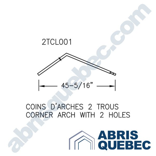 Pièce pour abri auto : 2TCL001