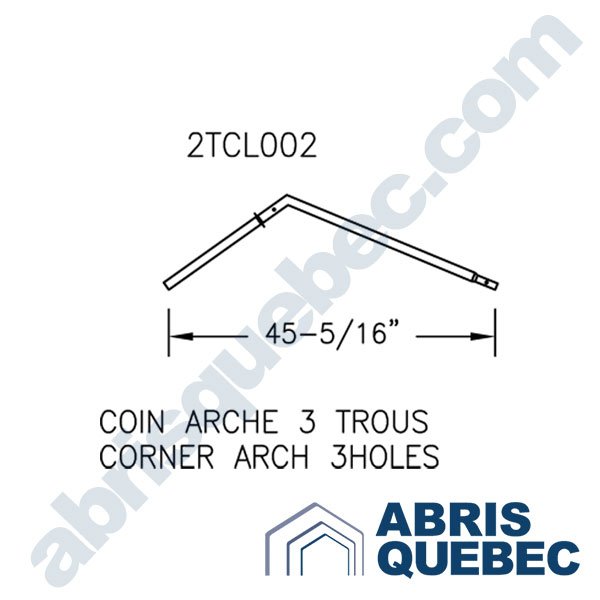 Pièce pour abri auto : 2TCL002