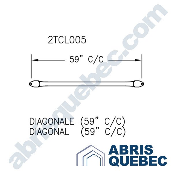 Pièce pour abri auto : 2TCL005