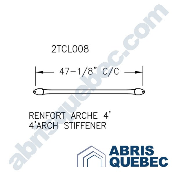 Pièce pour abri auto : 2TCL008