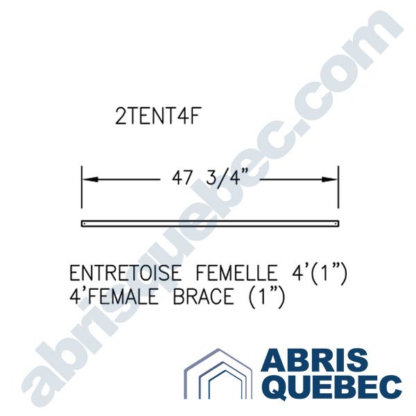 Pièce pour abri auto : 2TENT4F