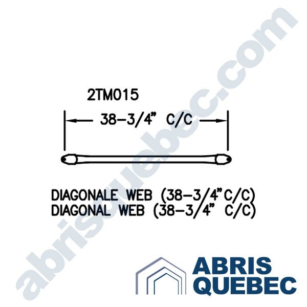 Pièce pour abri auto : 2TM015
