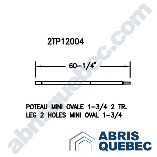Pièce pour abri auto : 2TP12004