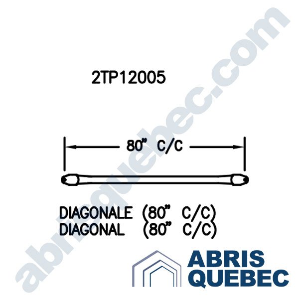 Pièce pour abri auto : 2TP12005