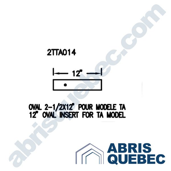 Pièce pour abri auto : 2TTA014