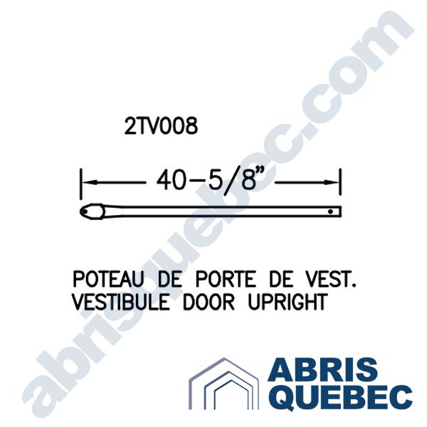 Pièce pour abri auto : 2TV008
