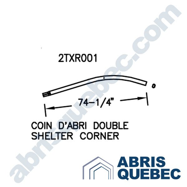 Pièce pour abri auto : 2TXR001