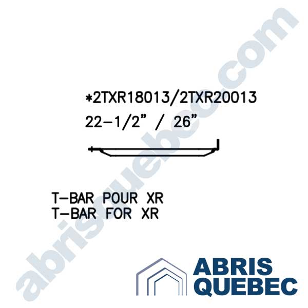 Pièce pour abri auto : 2TXR18013, 2TXR20013
